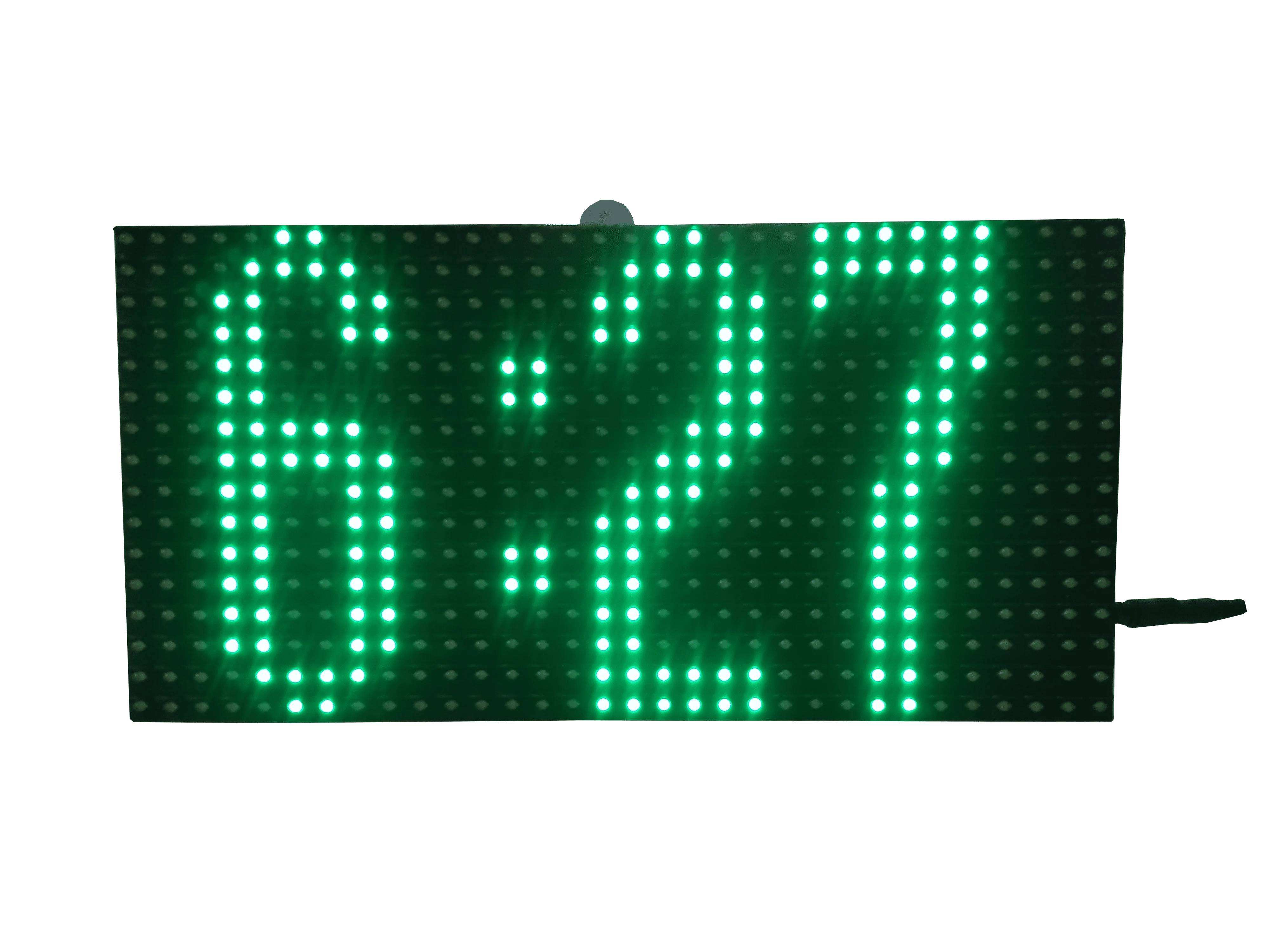 C0 - Digital LED Wall Clock, 4-Digit Time (HH:MM) - Digit Height 6.3 inch (160 mm) or Time/Date - Digit Height 70 mm | Indoor/Outdoor Weather Proof, Adjustable Brightness, Set Time from Phone